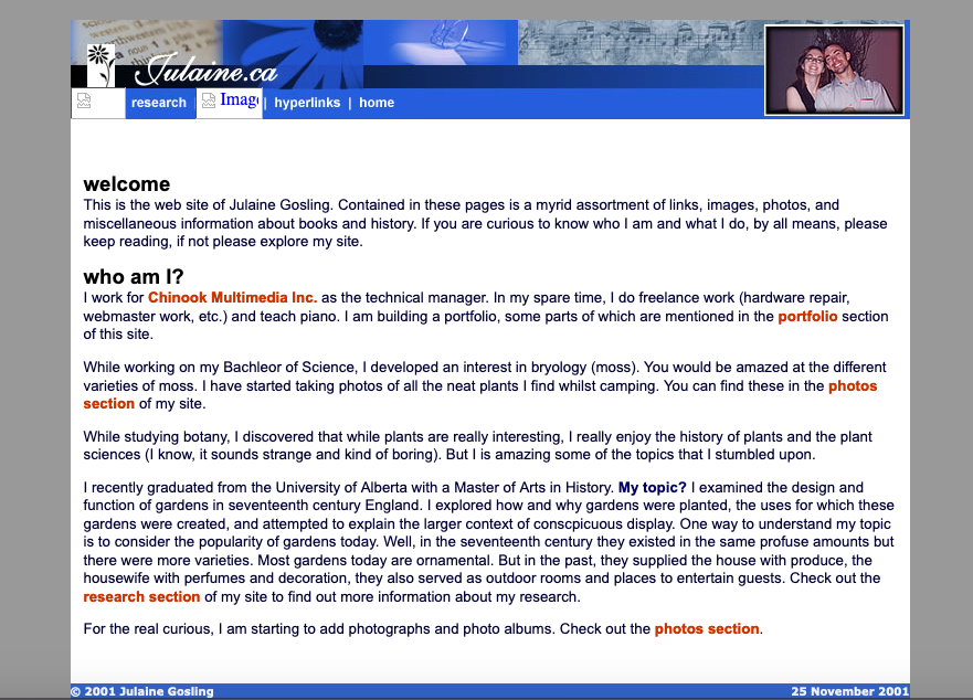 Julaine Scott's website home page